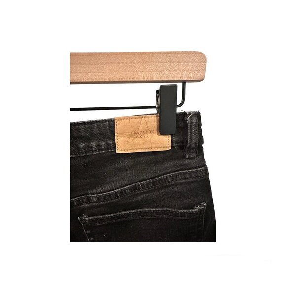 Zara Denim Black Button Front Size 4 Shorts - Picture 4 of 4